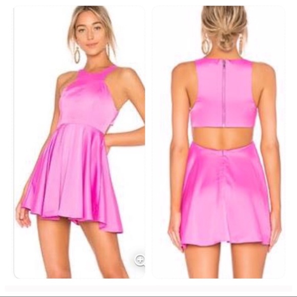 NBD Dresses & Skirts - NWT! NBD pink satin dress